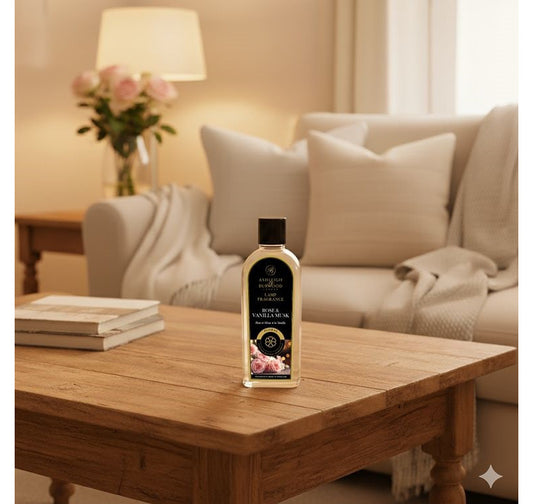 Ashleigh & Burwood Geurlamp/Luchtreiniger Olie - Rose & Vanilla Musk 250 ML