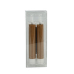 2 stuks LED Dinerkaars rustiek amber- 15 cm hoog + afstandsbediening (Countryfield)