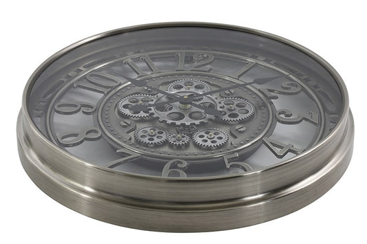 Countryfield radarklok rond Norris Zilver - Ø50CM