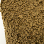 Poef/stoel Vista By-Boo Large - Mosterd stof 60x32 cm