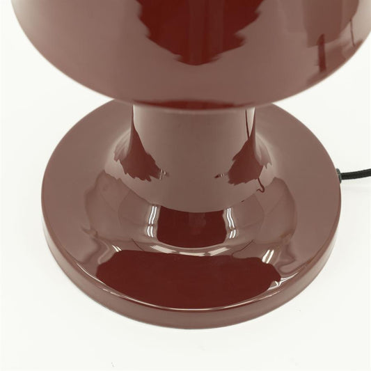 Tafellamp Alvo By-Boo - Burgundy/rood Geglazuurd