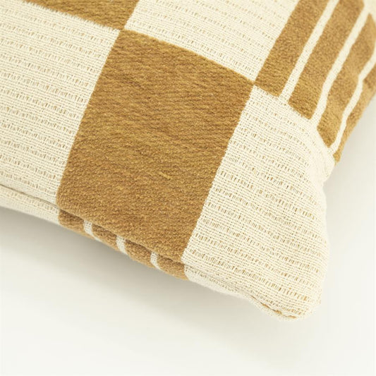 Sierkussen Twist By-Boo Mosterd - 35x55 cm