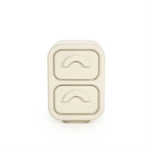 Ladenkast Gubby By-Boo small 2 laden - Beige hoogglans