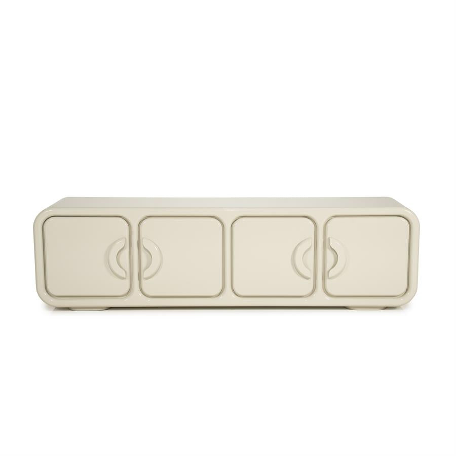 Tv kast Gubby By-Boo 4 deuren- Beige hoogglans (176 cm)