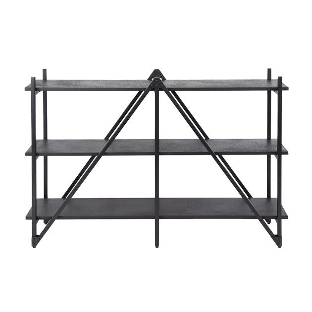 Wandrek 130cm 3 laags Piega / Grijs (Magazijn sale)