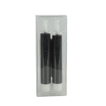 2 stuks LED Dinerkaars rustiek zwart - 15 cm hoog + afstandsbediening (Countryfield)