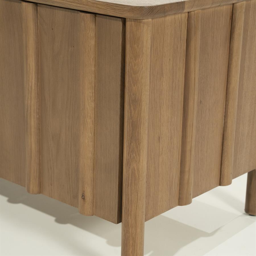 Tv meubel Jake Eleonora 183x47x50 cm 4 drs. - Bruin
