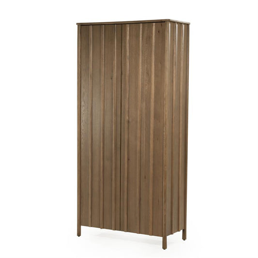 Wandkast / kabinet Jake Eleonora 102x47x210 cm - Bruin
