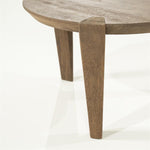 Salontafel Davina Eleonora 60 cm rond - Geborsteld mangohout - Small
