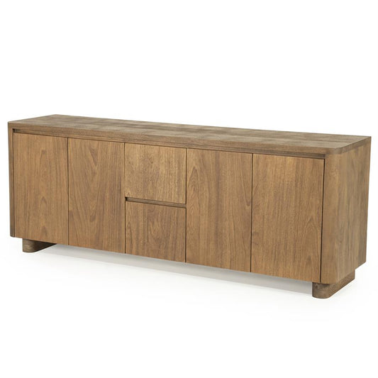 TV meubel Edward Eleonora 160x40x61 cm - Geborsteld mangohout