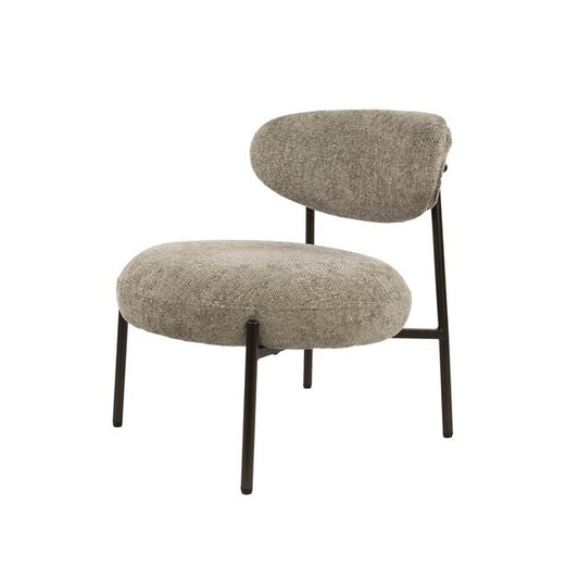 Fauteuil round - Tissee cargo zandkleur