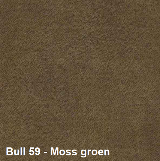 Fauteuil met armleuning Microleder bull 59 groen (Magazijn sale)