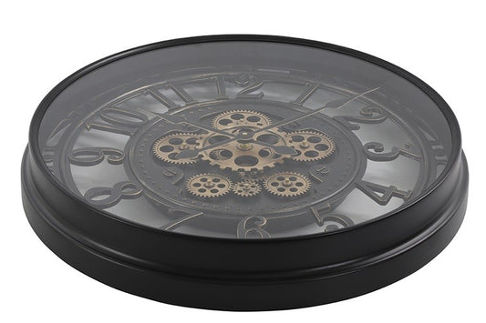 Countryfield radarklok rond Norris zwart - Ø50CM