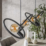 Hanglamp Loop 4-lichts / Artic zwart