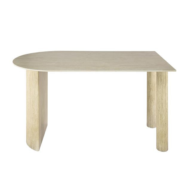 Eettafel Romano Arch 1-side 140x80 cm / Keramiek travertin