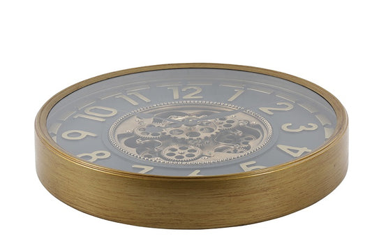 Radarklok Ceulen S zwart/goud Ø60 cm, foto 2