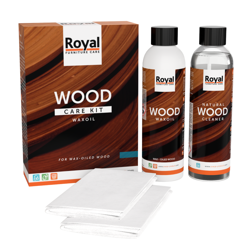 Wood Care Kit - Waxoil voor meubelen met een matte was- en/of olielaag van Oranje Furniture