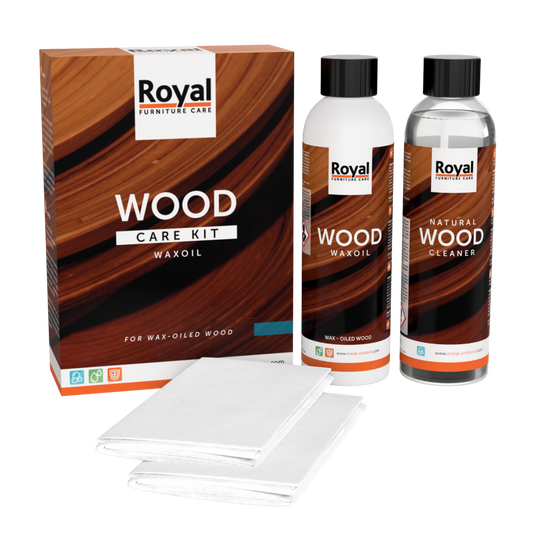 Wood Care Kit - Waxoil voor meubelen met een matte was- en/of olielaag