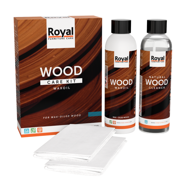Wood Care Kit - Waxoil voor meubelen met een matte was- en/of olielaag