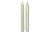 2 stuks LED Dinerkaars rustiek crème - 24 cm hoog + afstandsbediening (Countryfield)