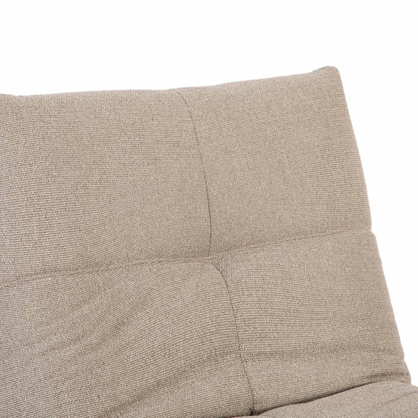 Relaxfauteuil Izzy handmatig & draaibaar met unieke schommelstand - Taupe stof