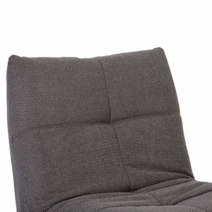 Relaxfauteuil Izzy handmatig & draaibaar met unieke schommelstand - Antraciet stof