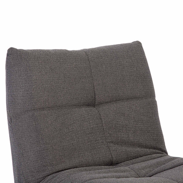 Relaxfauteuil Izzy handmatig & draaibaar met unieke schommelstand - Antraciet stof