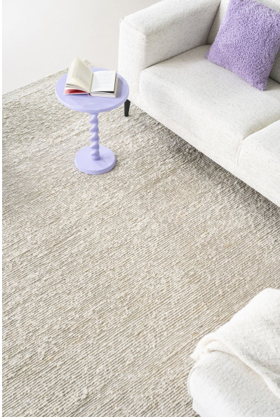 Vloerkleed wol Takara  By-Boo rechthoekig 190x290 - Ivory kleur