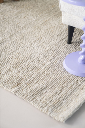 Vloerkleed wol Takara  By-Boo rechthoekig 190x290 - Ivory kleur