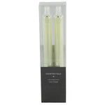 2 stuks LED Dinerkaars rustiek crème - 24 cm hoog + afstandsbediening (Countryfield)
