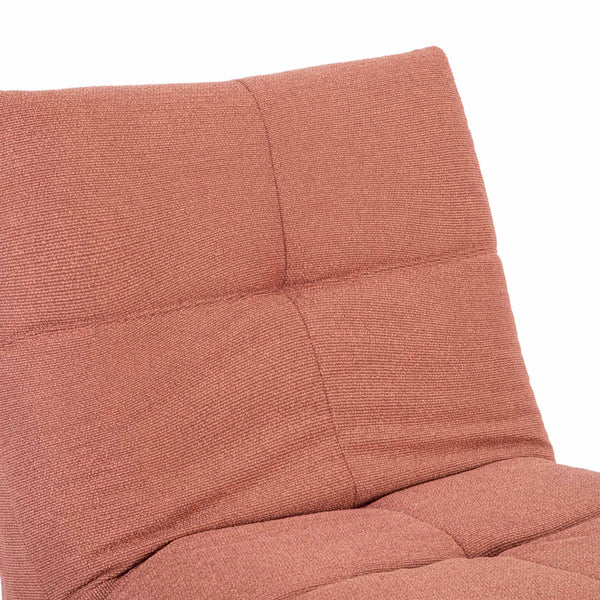 Relaxfauteuil Izzy handmatig & draaibaar met unieke schommelstand - Roze stof