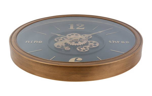 Grote radarklok Momentum rond zwart/goud Countryfield XL Ø80 cm (NIEUW)