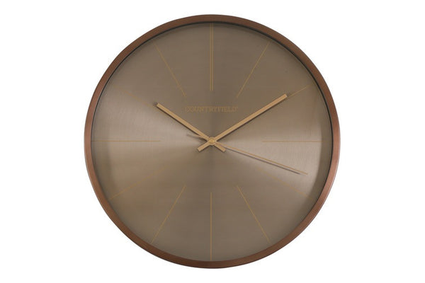Wandklok Copper M rond brons Countryfield Ø40 cm (NIEUW)