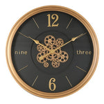 Radarklok Momentum rond zwart/goud Countryfield Ø60 cm (NIEUW)