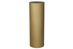 Bloemen/vazen zuil Gordon rond goud - 120 cm hoog (Hout)