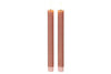 2 stuks LED Dinerkaars rustiek roze - 24 cm hoog + afstandsbediening (Countryfield)