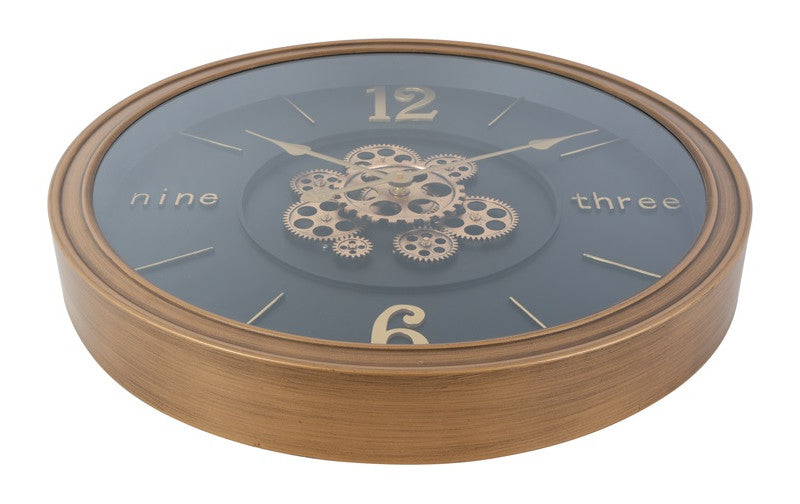 Radarklok Momentum rond zwart/goud Countryfield Ø60 cm (NIEUW)