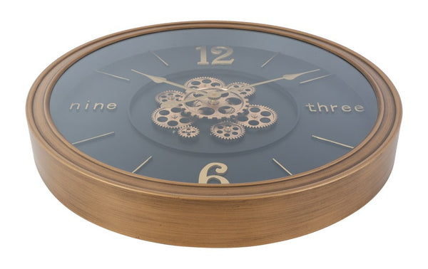 Radarklok Momentum rond zwart/goud Countryfield Ø60 cm (NIEUW)