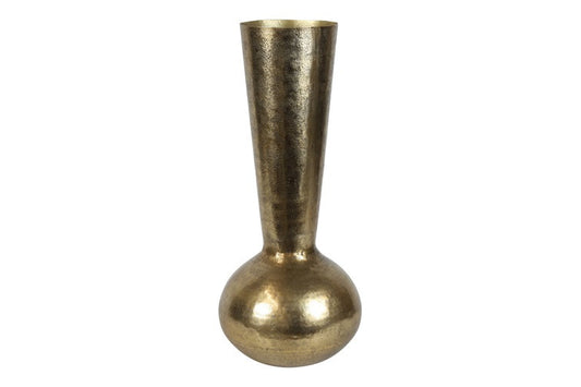 Vaas Hania goud extra hoog - 34x34x83 cm
