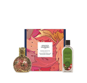 Ashleigh & Burwood Cadeauset  Geurlamp rood + Frosted Berry geurolie (NIEUW)
