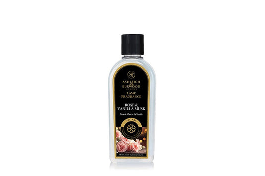 Ashleigh & Burwood Geurlamp/Luchtreiniger Olie - Rose & Vanilla Musk 500 ML