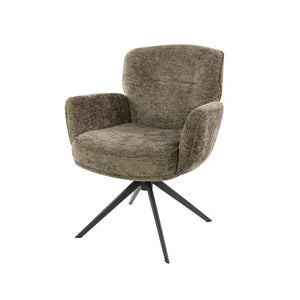 Armstoel Forza draaibaar - Hoven champagne