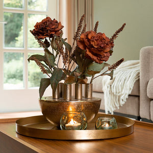 Vaas Henrike goud - 42x42x24 cm