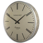 Thomas Kent wandklok "Greenwich" PM  rond Goud/Zilver - Ø40 CM