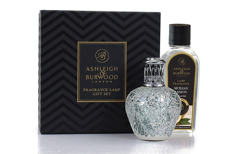 Ashleigh & Burwood Cadeauset - Luminosity Geurlamp + Sicilian Lemon olie
