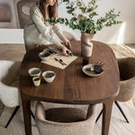 Eettafel Taylor Eleonora mangohout 140x120 cm