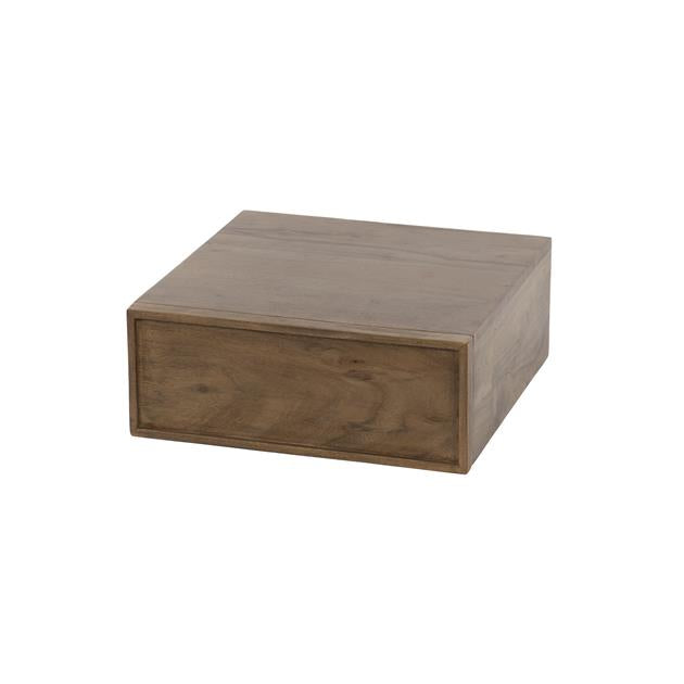 Nachtkastje 1L hangend Frame Massief acacia drift brown (2 stuks) van Idéco Design, foto 4