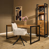 Eettafel mangohout 140x80x76 cm (magazijn opruiming)