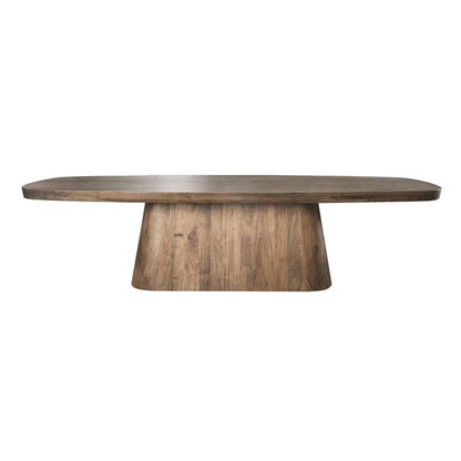 Eetkamertafel 300 arcadia ovaal / Massief acacia drift brown
