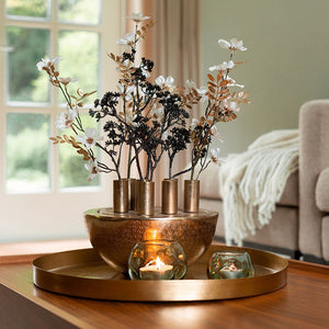 Vaas Henrike goud - 42x42x24 cm